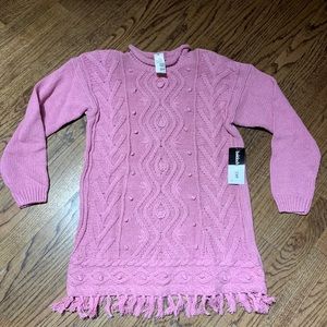 Vintage Beldoch Popper Womens Sweater Color Rose Chunky Knit Pullover M NWT